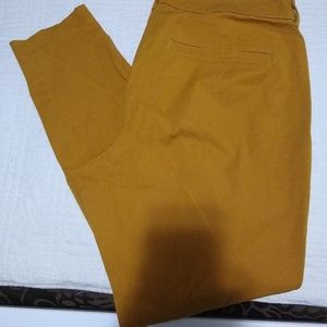 Old Navy Mustard Yellow Size 14 pixie pants